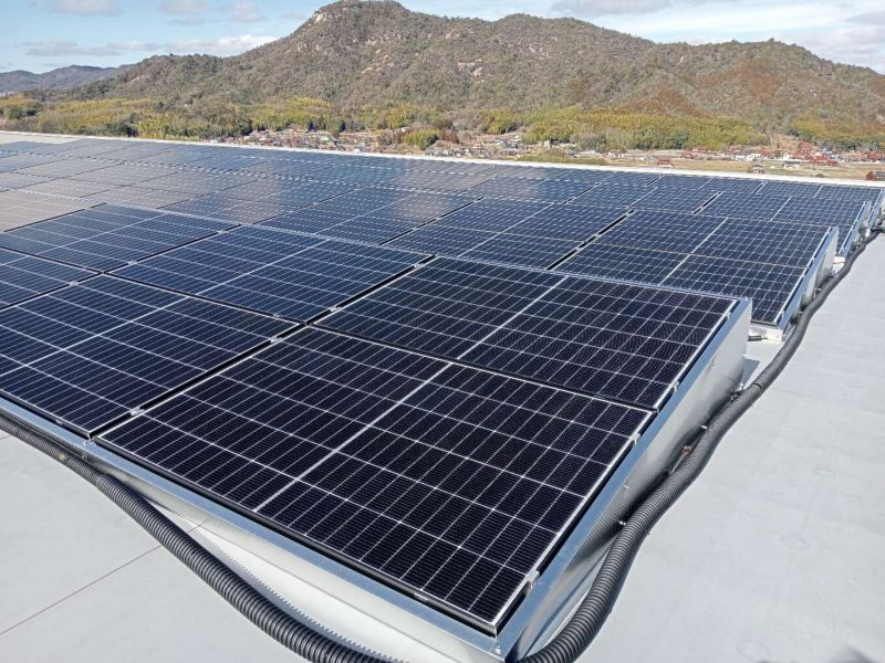 Triangle Flat Roof Solar Mounting System