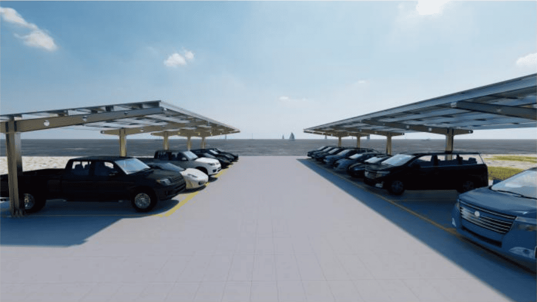 Waterproof Solar Carport