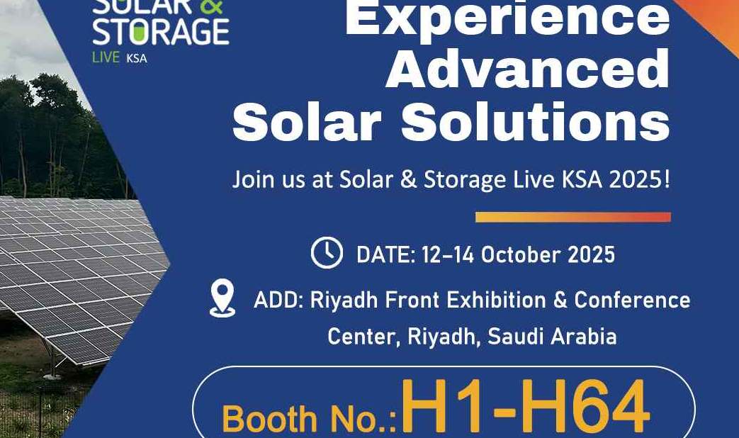 SR Solar is Heading to The Solar & Storage Live KSA 2025 in Saudi Arabia!